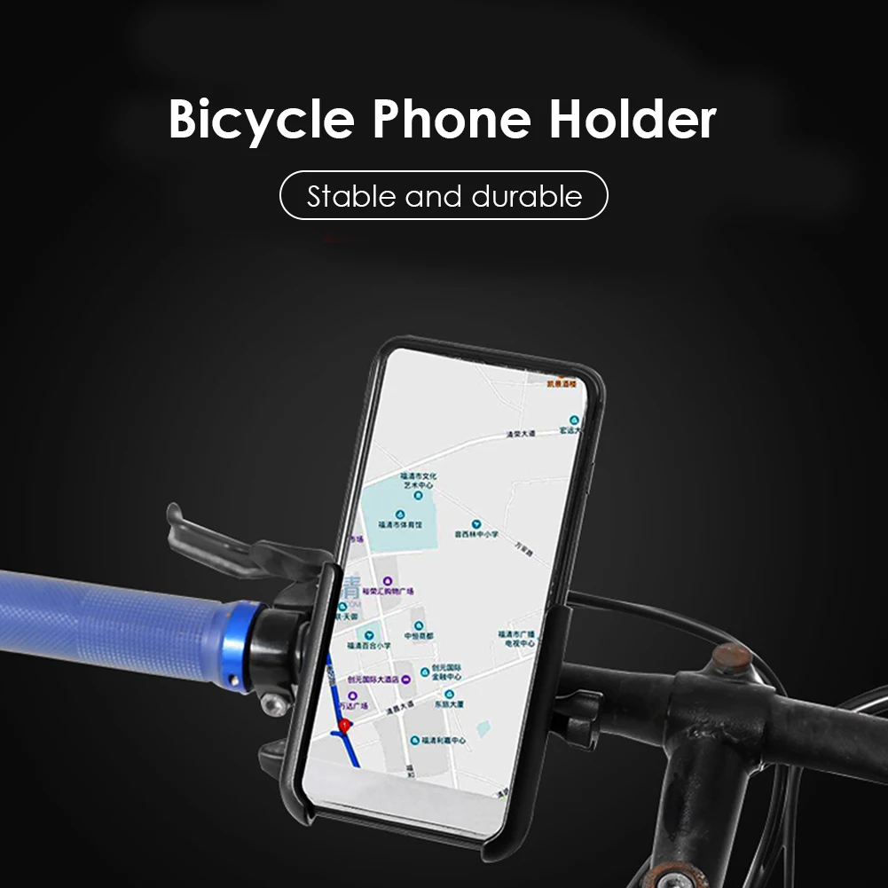 

Universal Aluminium Alloy Bike Phone Holder Stand 360 Rotation Adjustable MTB Motorcycle Bicycle Handlebar GPS Bracket Mount