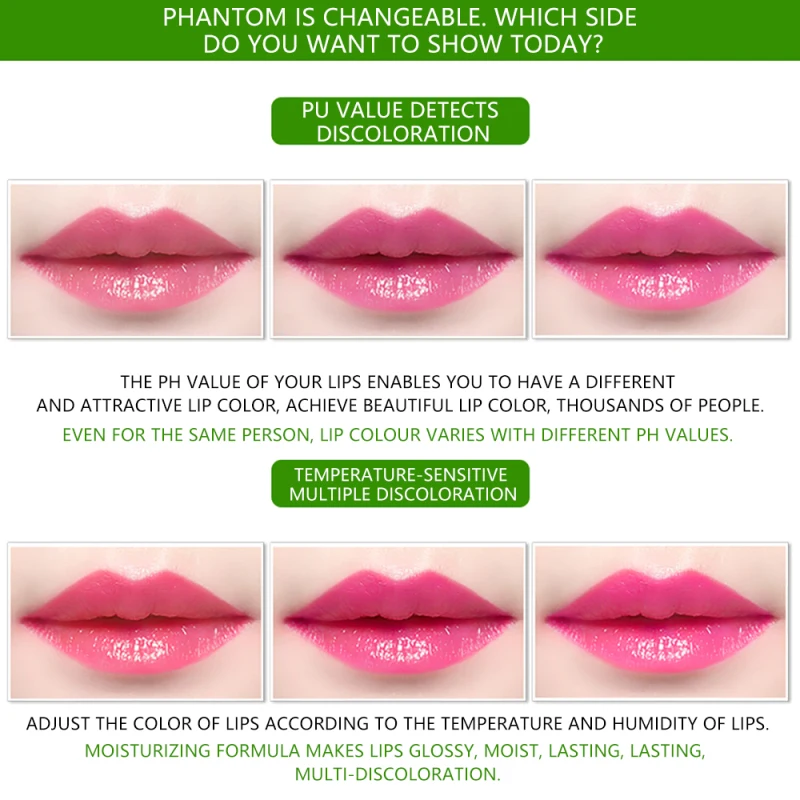 1Pcs Portable Aloe Vera Lip Balm Moisturizing Matte Lipstick Color Changing Long Lasting Tubes Maquiagem TSLM2 |