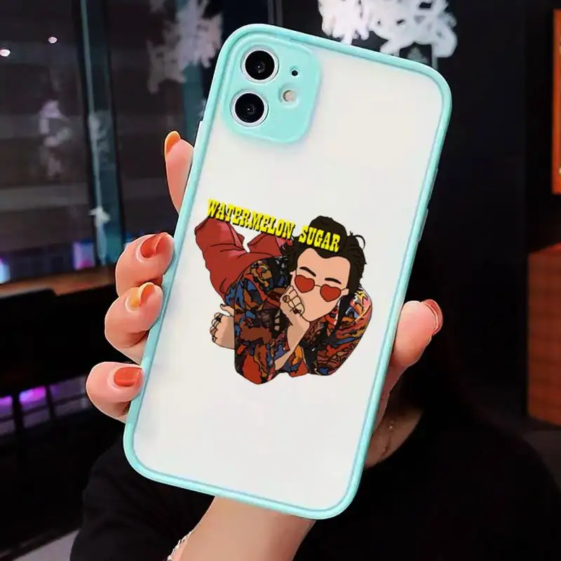 

Harry Styles Treat People With Kindness Phone Cases matte transparent For iphone 7 8 11 12 plus mini x xs xr pro max cover