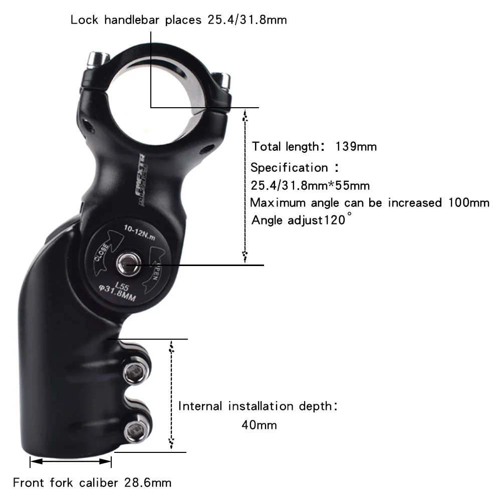 FMFXTR Регулируемый подъемный кран для горного велосипеда и руля 25 4*31 8|Велосипедный