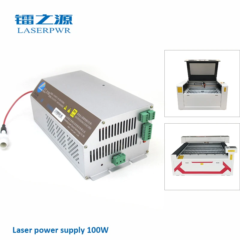 LASERPWR Laser Power Supply HY-Z100 For 80W-100W CO2 Laser Glass Tube Cutting/Engraving Machine 110v 220v for Wood Acrylic