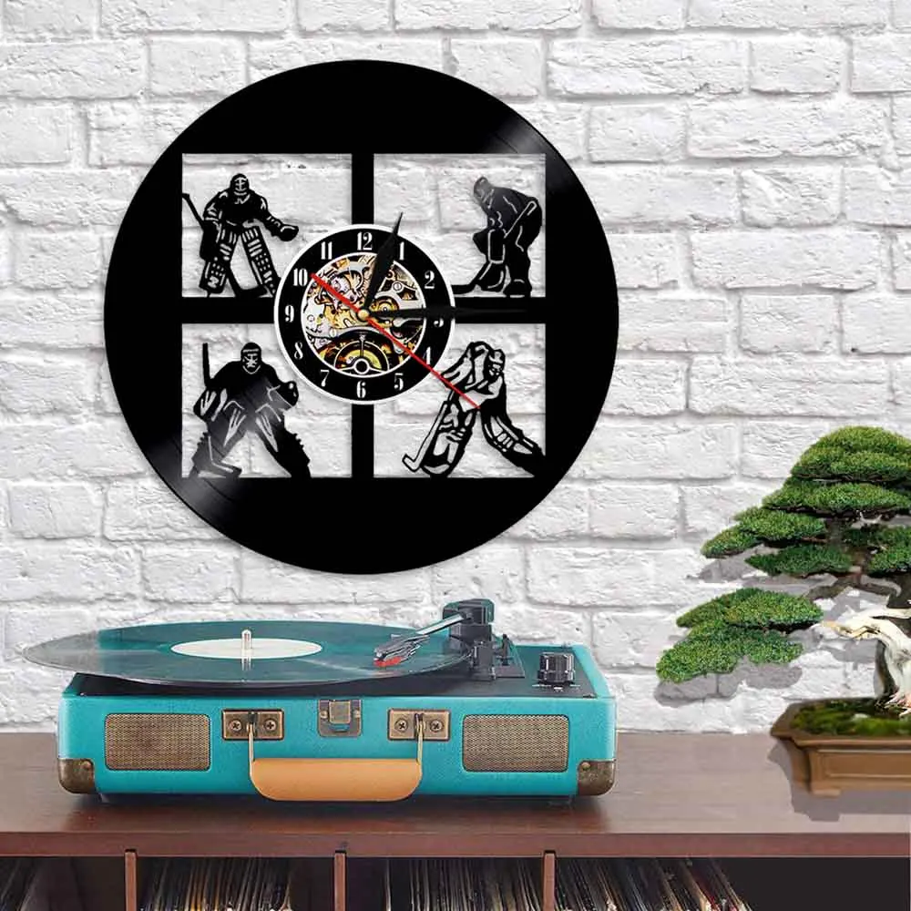 Настенные часы с зеркальной фотографией спортивные современные новоселье для