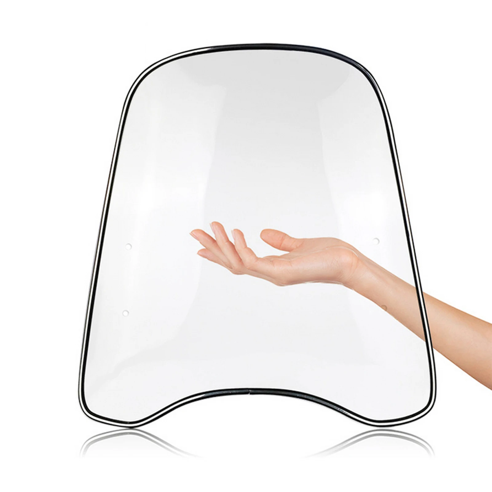 

Motorcycle Windshield Wind Deflector Windscreen Universal Wind Cold Deflector Clear Transparent Windshield For Motorcycles