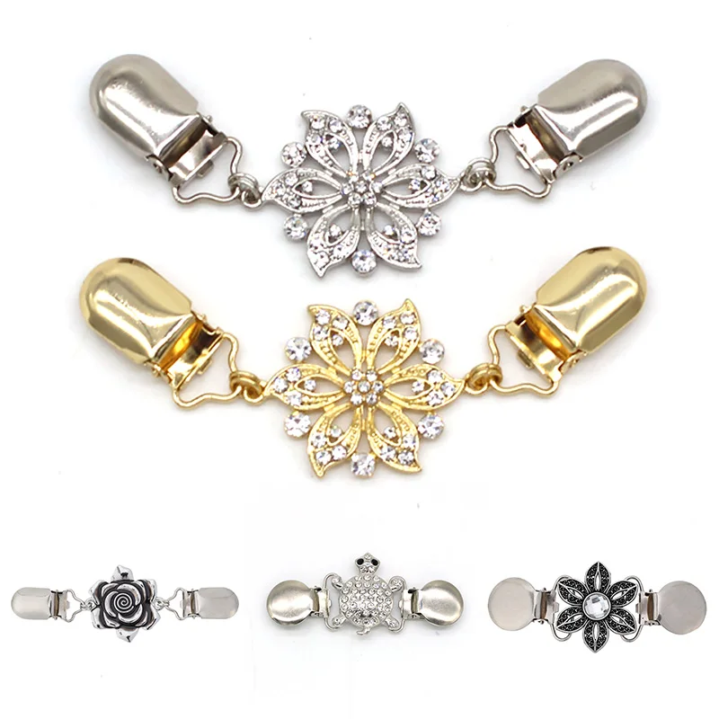 Женская одежда кардиган свитер блузка шаль зажимы воротник рубашки цветочный