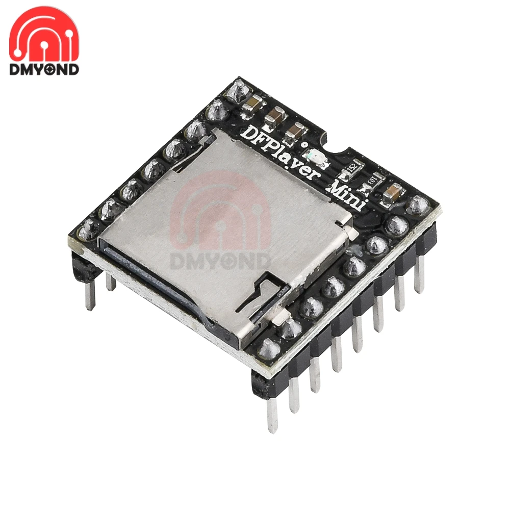 1Pcs DFPlayer Mini MP3 Player Module Voice Decode Board For Arduino Supporting TF Card U-Disk IO/Serial Port/AD | Инструменты