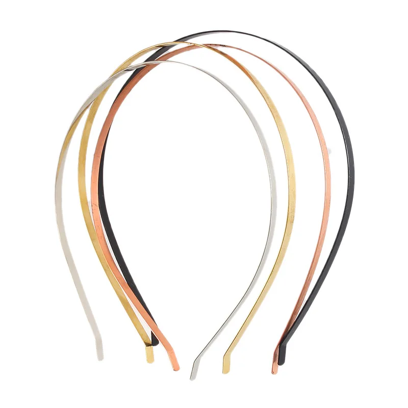 5pcs Width 3/5/6/7mm Stainless Steel Hair Bands Base Setting DIY Wedding Hairwear Accessories for Women Jewelry Making Findings | Украшения