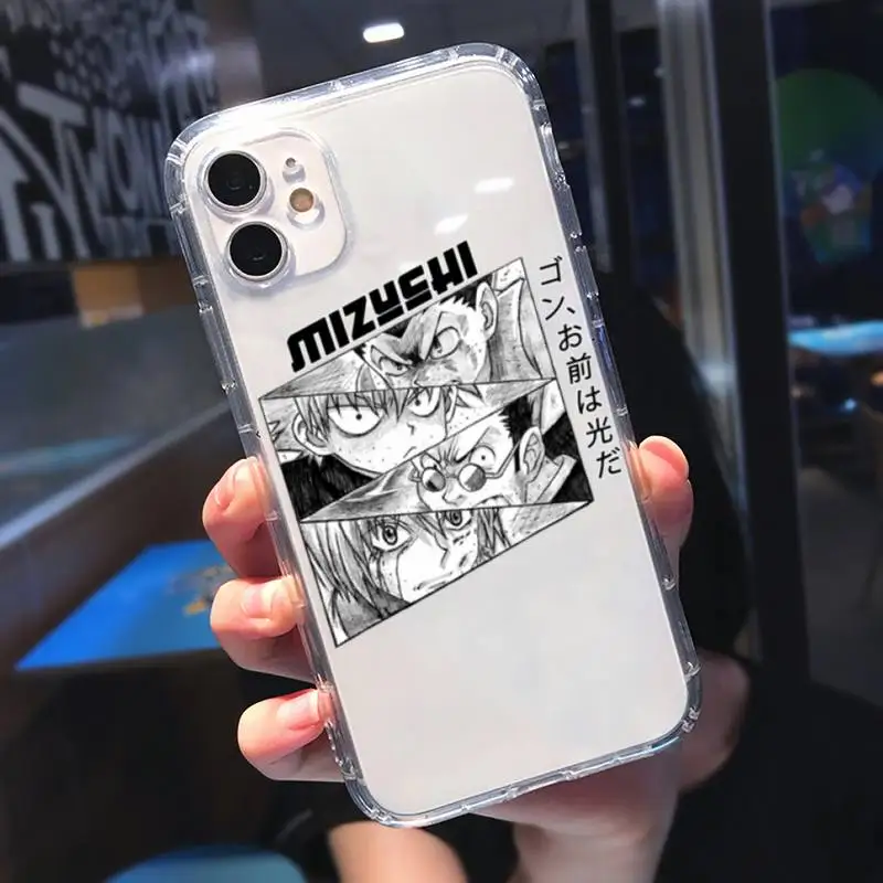 

Hunter Hunter X japanese anime Phone Case Transparent soft For iphone 5 5s 5c se 6 6s 7 8 11 12 plus mini x xs xr pro max
