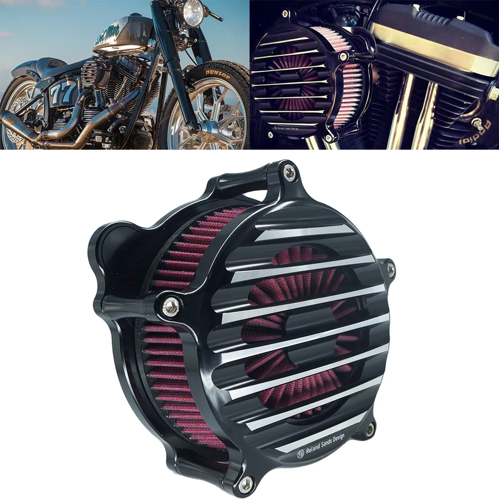 RSD ностальгия Venturi воздухоочиститель Впускной фильтр для Harley Sportster Dyna Touring Electra Road