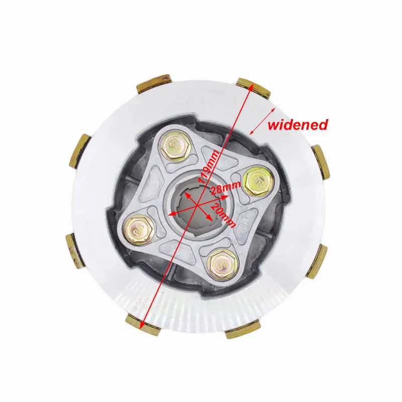 Новая мотоциклетная 4-колонная усовершенствованная муфта 5 шт. фрикционный диск