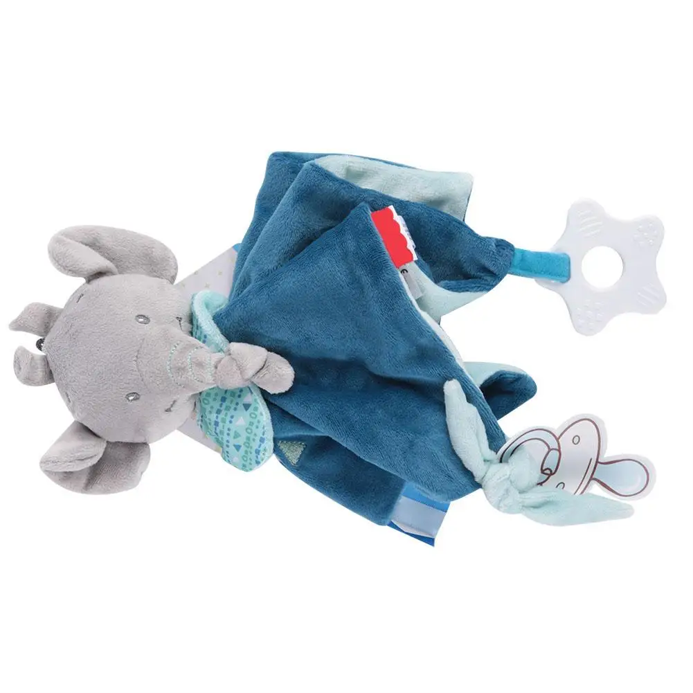 Детские плюшевые мягкие игрушки милый медведь кролик успокаивающее полотенце