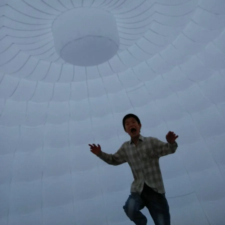 Надувные уличная купольная палатка двойной слой надувной иглу тент для