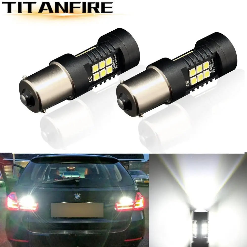 TF30 2 шт. 1156 BA15S P21W светодиодный BAU15S PY21W BAY15D лампы 1157 P21/5 Вт R5W 21 3030SMD авто