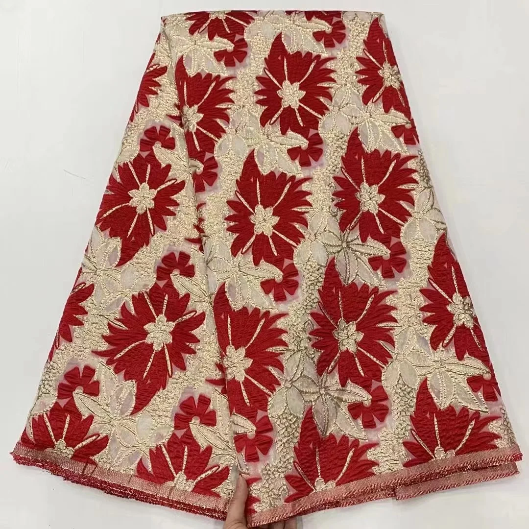 

Новейшая кружевная ткань нигерийского тюля с вышивкой, высококачественные французские кружева, Африканское гипюровое кружево, жаккардова...