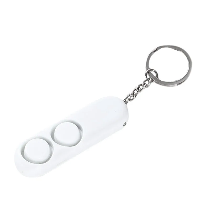 

120DB Device Dual Speakers Loud Alarm Alert Attack Panic Safety Personal Security Keychain Bag Pendant