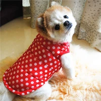 dog jacket cotton dog winter coat dogs down parkas jacket waterproof thicken dogs dot print jackets puppy clothes plus size xxl