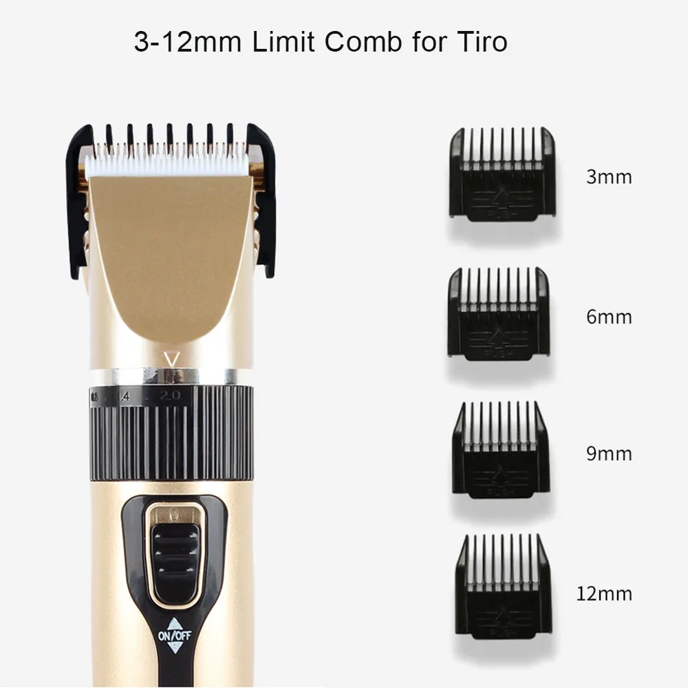 Семейные электрические машинки для стрижки волос лимитированная расческа