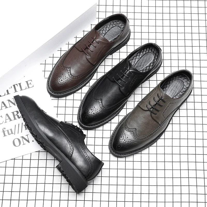 

Мужские кожаные туфли ручной работы Zemo more, деловые строгие Туфли-оксфорды с перфорацией, мужские строгие туфли черного и коричневого цвета
