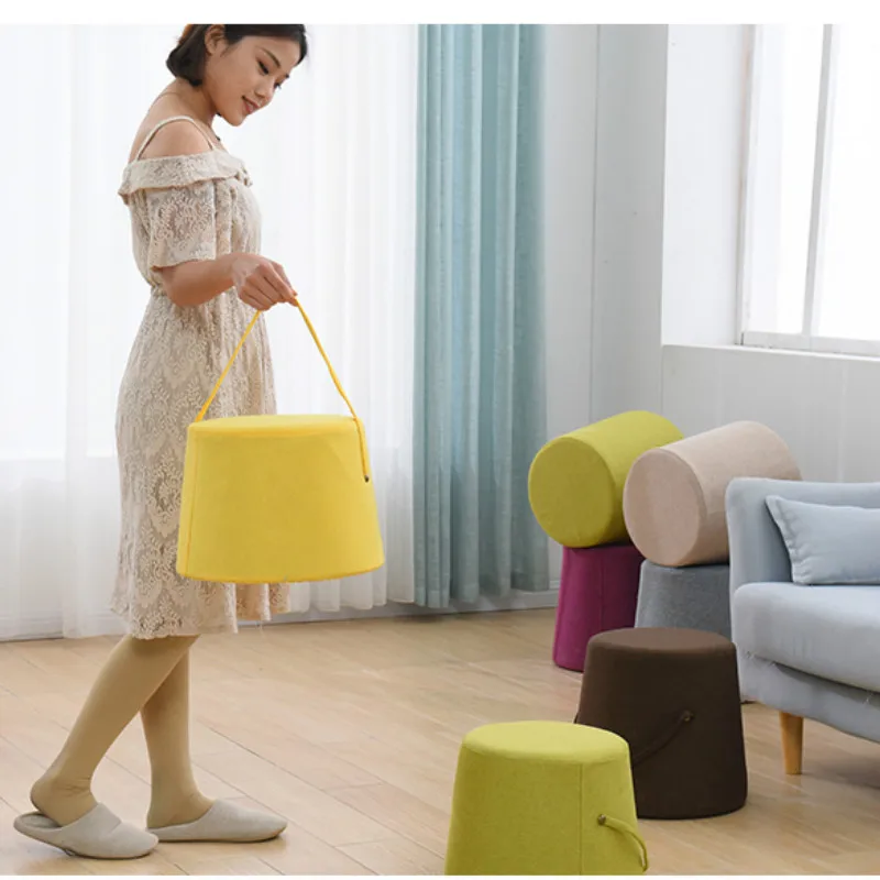 25 см портативный моющийся стул в форме ведра модный домашний для детей и взрослых