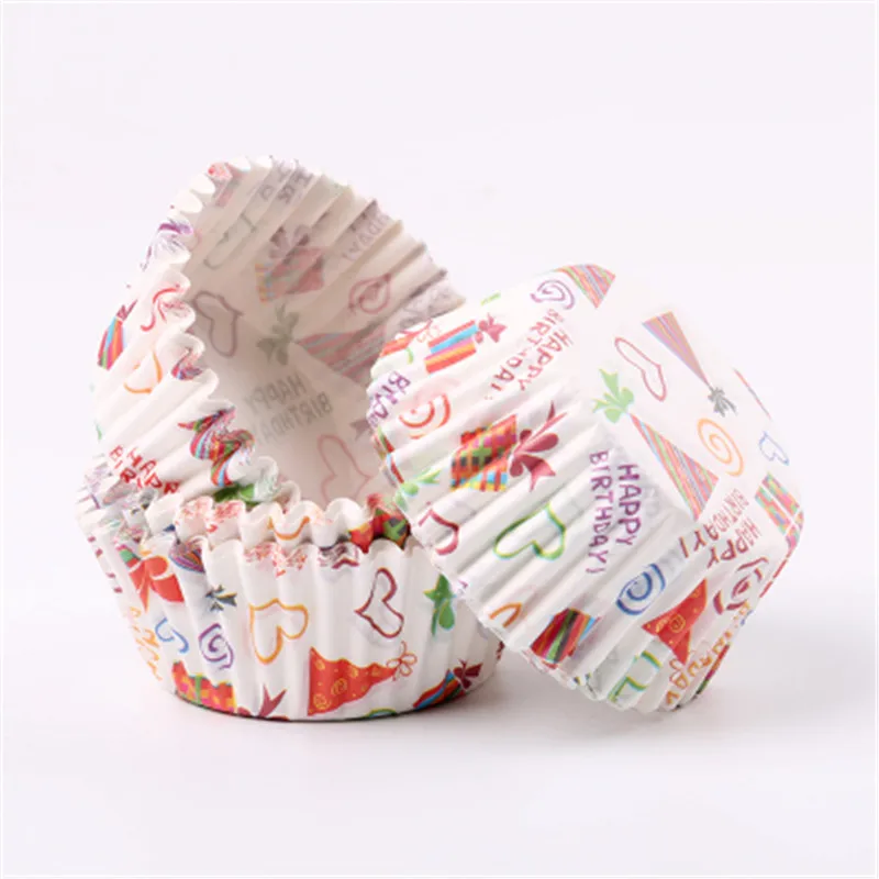 100 шт. бумажные стаканчики для кексов форма торта лайнер коробка выпечки чехол