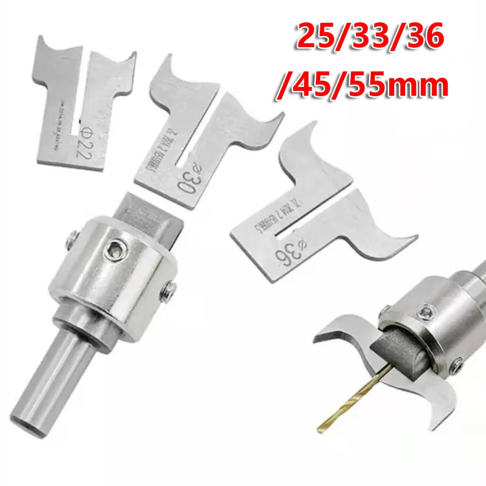 

25mm-55mm Buckle Cutter HSS L-shaped Wrench Universal Handle Kit Cutting
