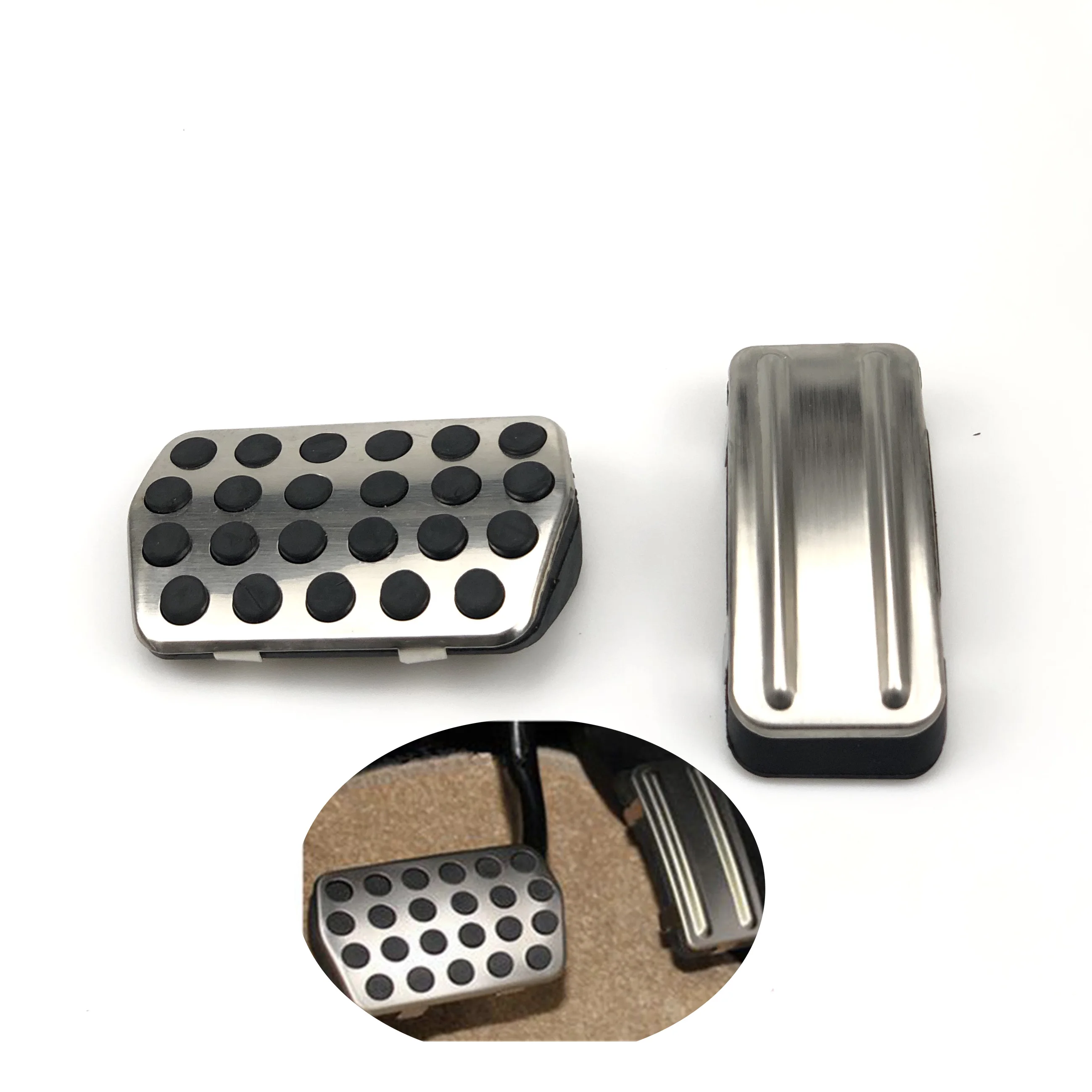

Car styling Stainless steel Pedal For Ford Focus Kuga Escape Escort C-Max CMax S-Max For Mazda 3 For LINCOLN MKC car Accessories