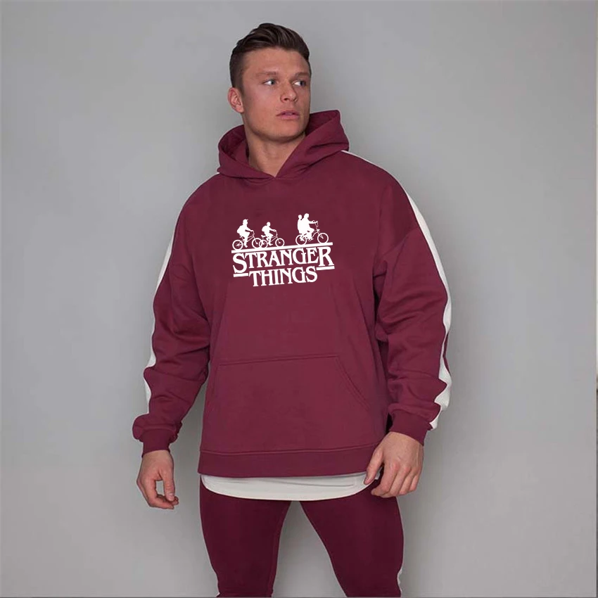 

Высококачественная Мужская толстовка 2021, модная мужская одежда, толстовка с капюшоном на весну/лето, Мужская толстовка в стиле хип-хоп с дли...