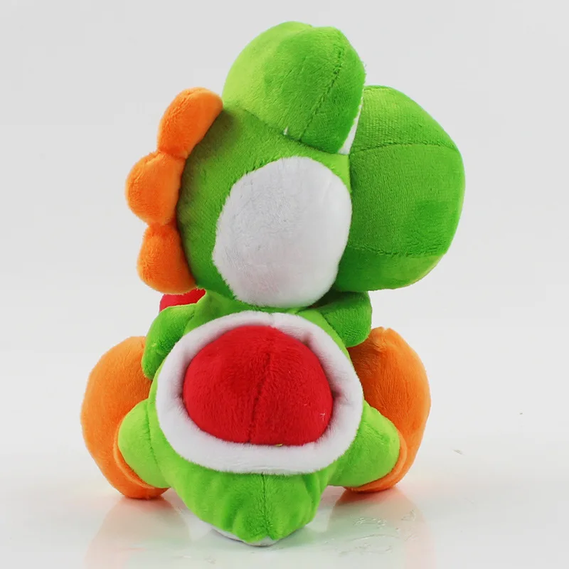 Игрушка плюшевая Yoshi с яблоком 17 см 1 шт.|mario yoshi|super mario yoshiyoshi plush toy |