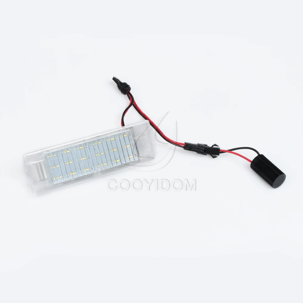 COOYIDOM 1 пара набор светодиодный номерной знак автомобиля лампы для Vauxhall Opel Corsa C D