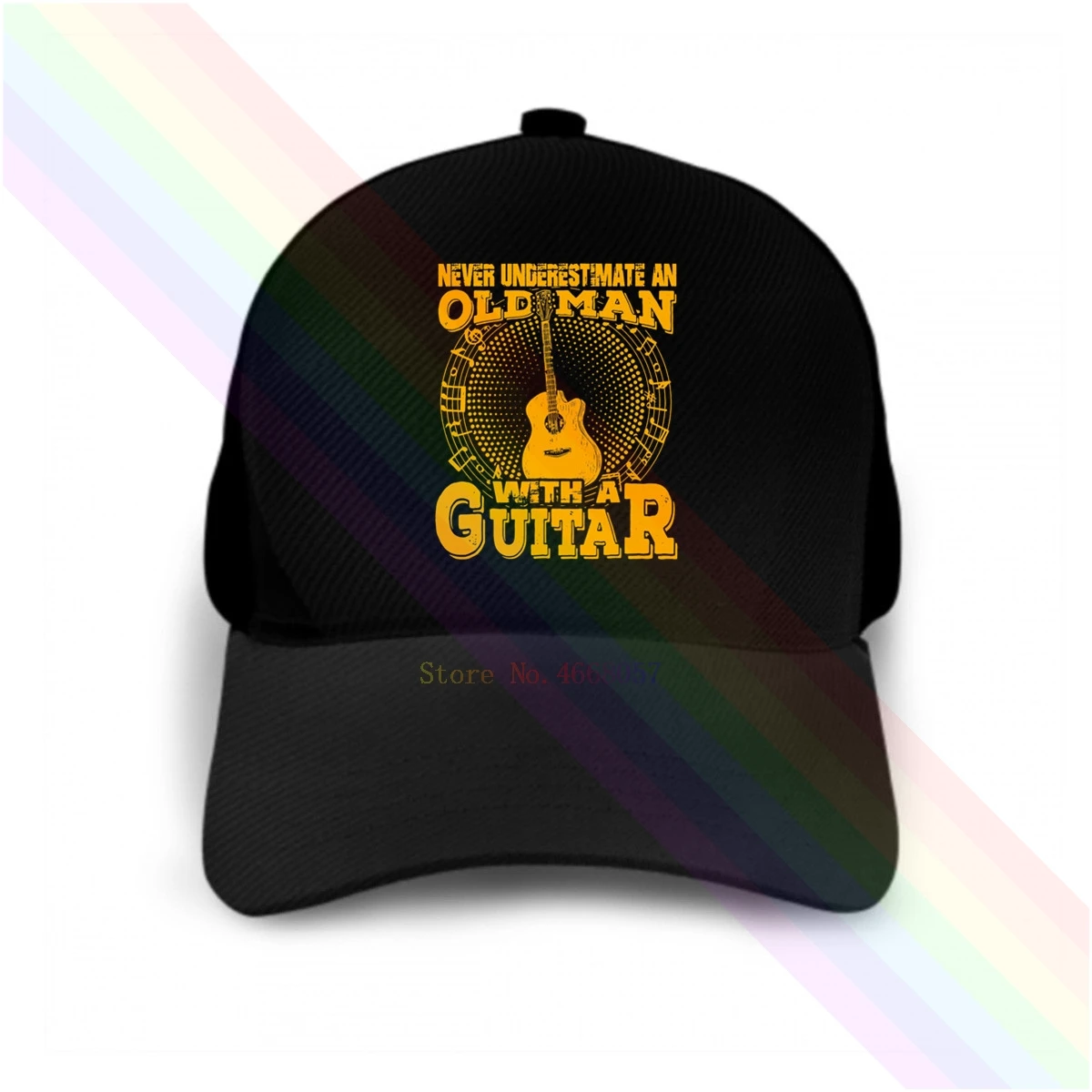 Никогда не подучить стариков с гитарой 2020 новейшие черные популярные бейсболки