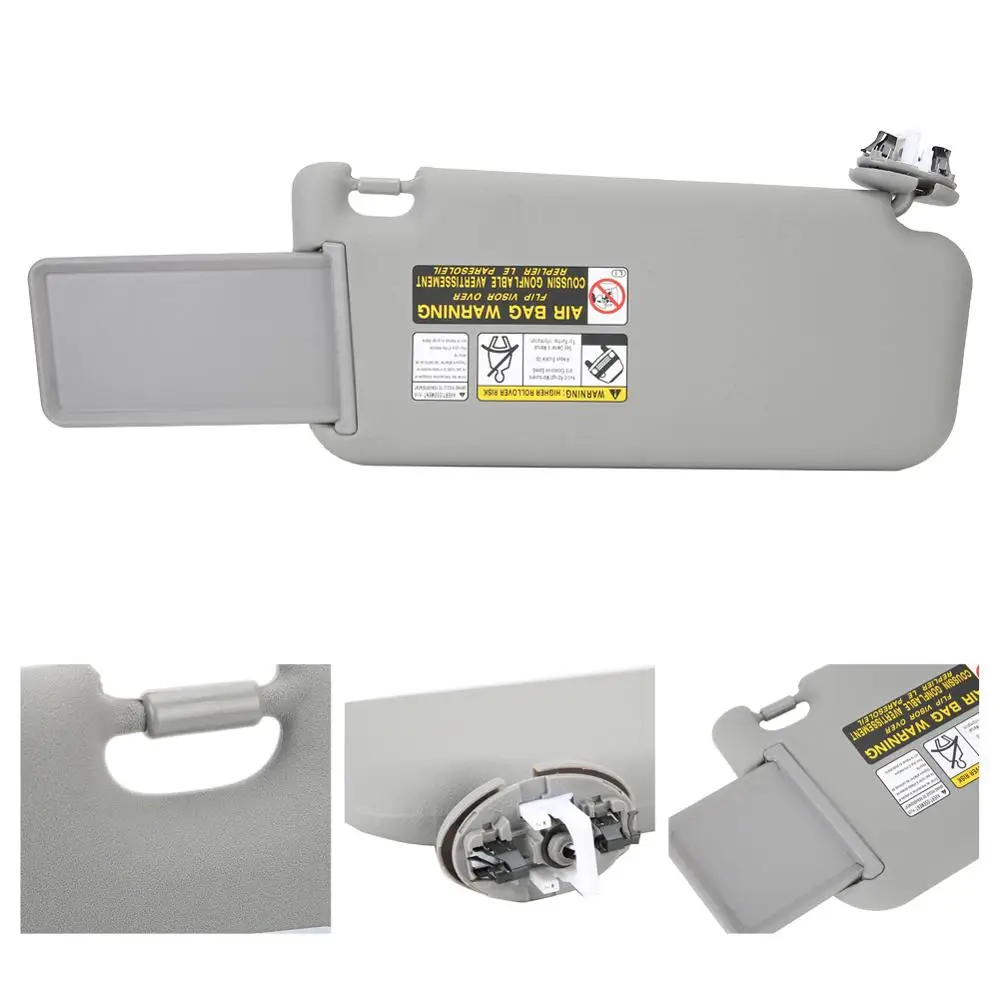 Левый водительский козырек 74320-42501-B2 подходит для Toyota RAV4 2006 2007 2008 2009 серый - купить