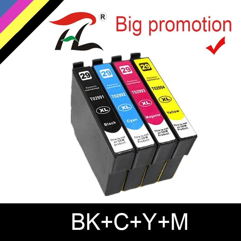 HTL совместим с 29 29XL T2991XL T2991 для картриджей Epson XP235 XP247 XP245 XP332 XP335 XP342 XP345 XP435 XP432