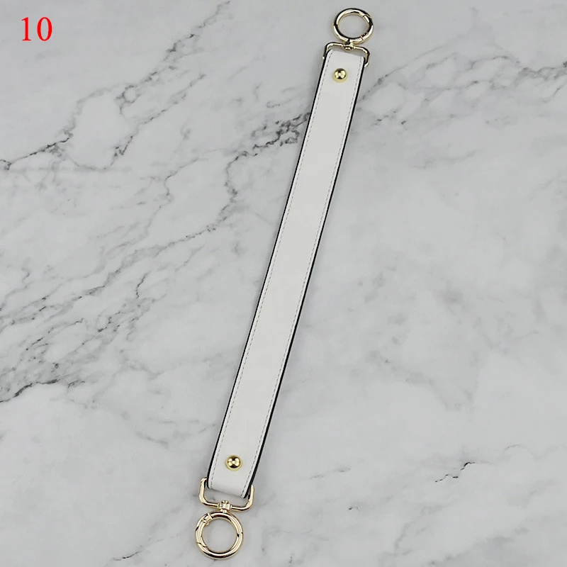 

1 PC Fashion Replacement Straps Candy Color PU Leather Handbags Straps Handle Short Belt Accessories For Women Bags 40cm