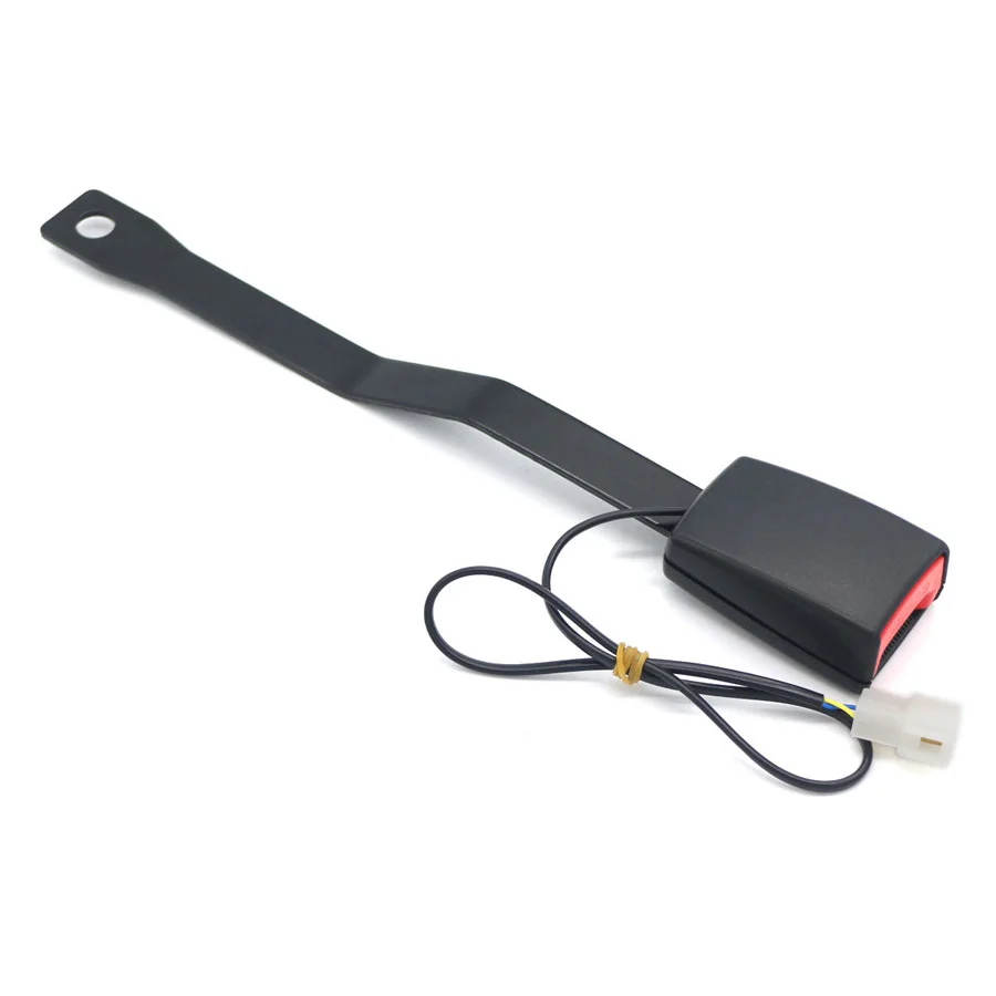 

Long lock section of automobile safety belt, latch filling, connector plug with warning line, 325mm, 13.5mm