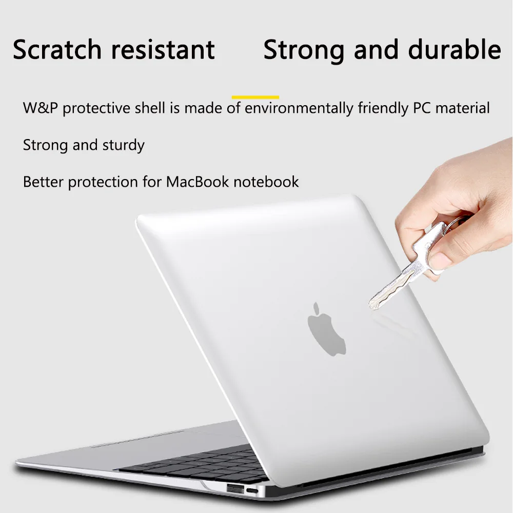 

Matte Crystal Transparent Clear Case For Mac book Air Pro Retina 11 12 13 15 16 Touch Bar 2020 A2251 A2289 New Air 13 A1932 2019