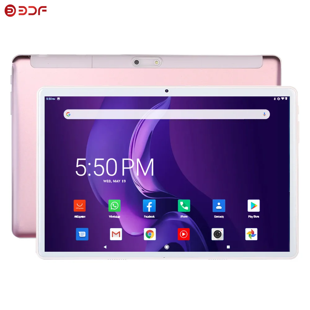 

2021 BDF 10.1 Inch Android 9.0 Tablets Pc 3G 4G LTE SIM Card Phone Call WiFi Bluetooth Version Tablet Pad Pc Octa Core 32GB ROM
