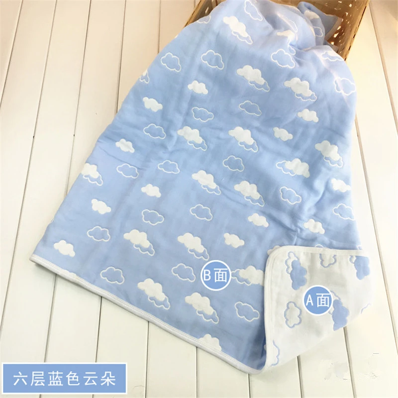 Одежда из газовой ткани 6 Слои выполнена натуральный хлопок детские сумка была