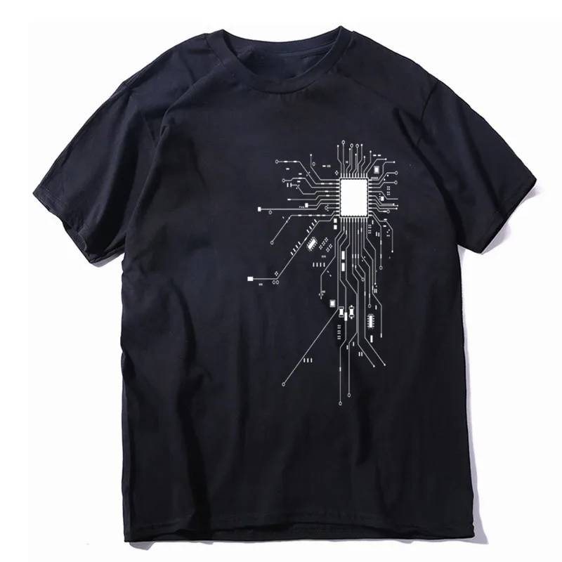 CR-B0104A-1BLK COOLMIND, хлопок, летняя, свободная, фокус, принт, Мужская футболка, повседневная, свободная, Круглый ворот, Мужская футболка, короткий рукав, футболка, мужские футболки - Цвет: CR-B0104A-1BLK