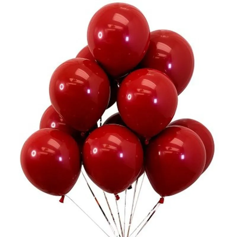 

20pcs/set Double Layer Birthday Balloons for Valentine's Day Decoration and Wedding Party Supplies Baby Shower Red Balloons