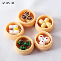 jo house imitation steamed dumplings 112 16 dollhouse minatures model dollhouse accessories