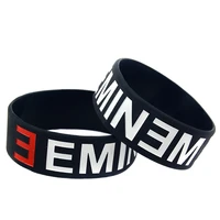 new 1pc hot sale eminem wristbands the marshall mathers lp silicone rubber braceletsbangles musics fans gifts jewelry