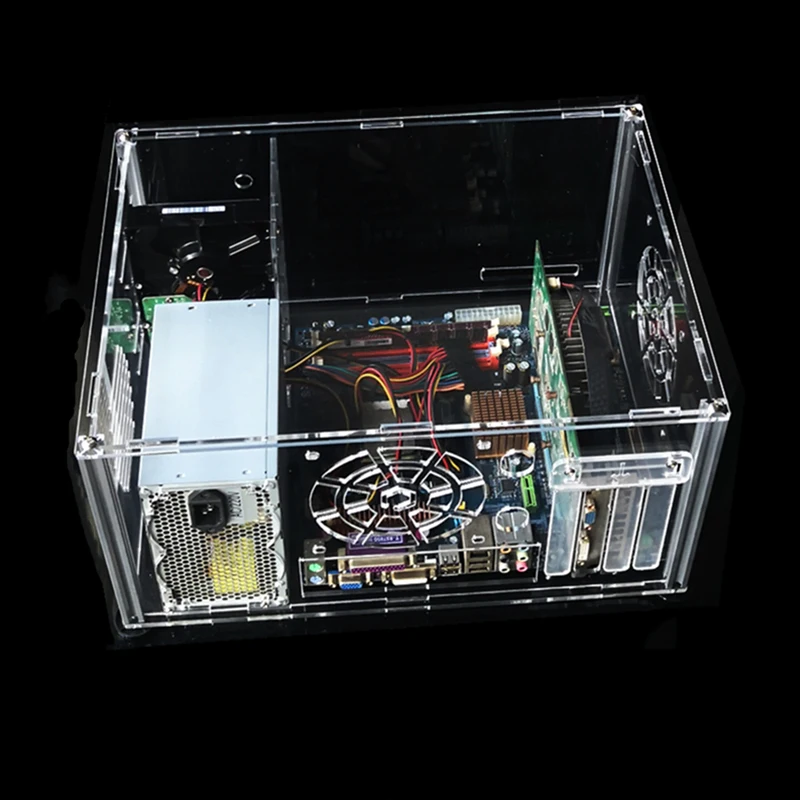 Прозрачный акриловый чехол для компьютера материнской платы ATX MATX