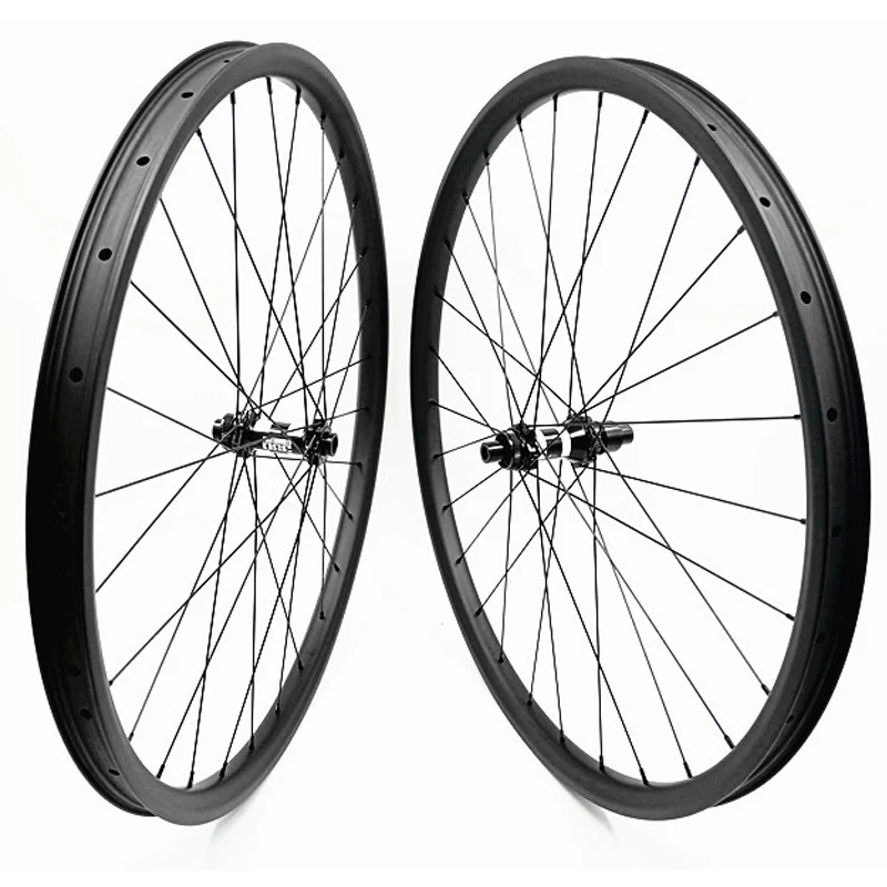 

29er Carbon Mtb Wheels 34x30mm Tubeless Bicycle Wheelset DT350 Center lock 110x15 148x12 Boost 12 speed Mtb Wheels Pillar 1420