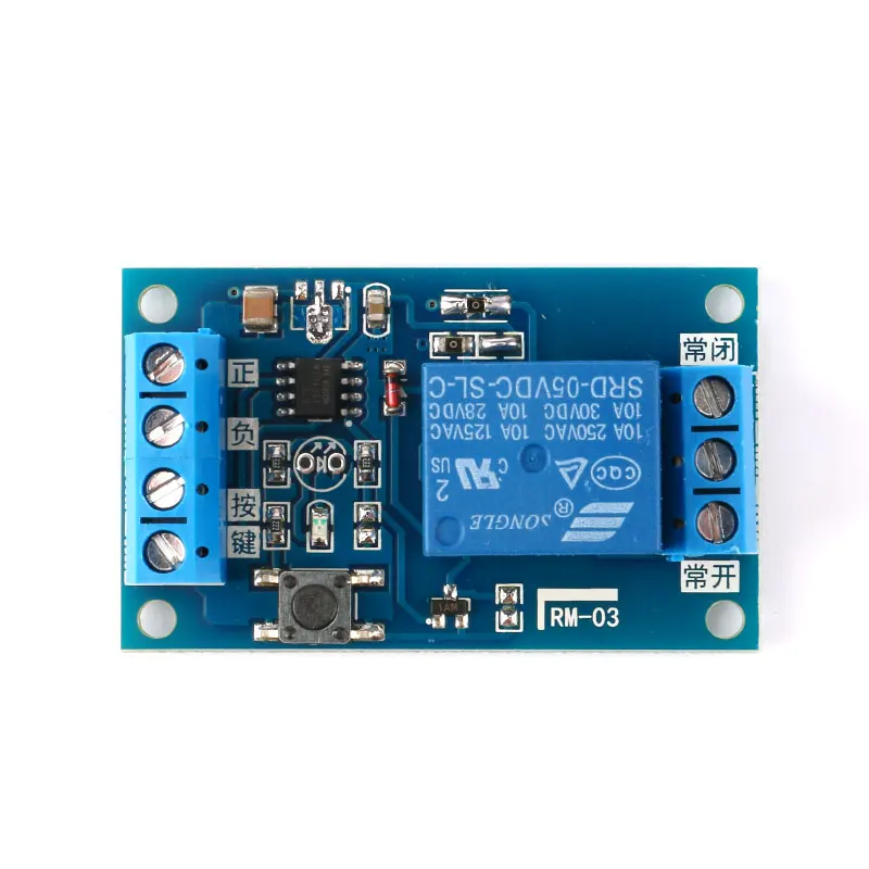 Однокнопочный релейный модуль 5 в 12 В модифицированный Автомобильный Запуск и