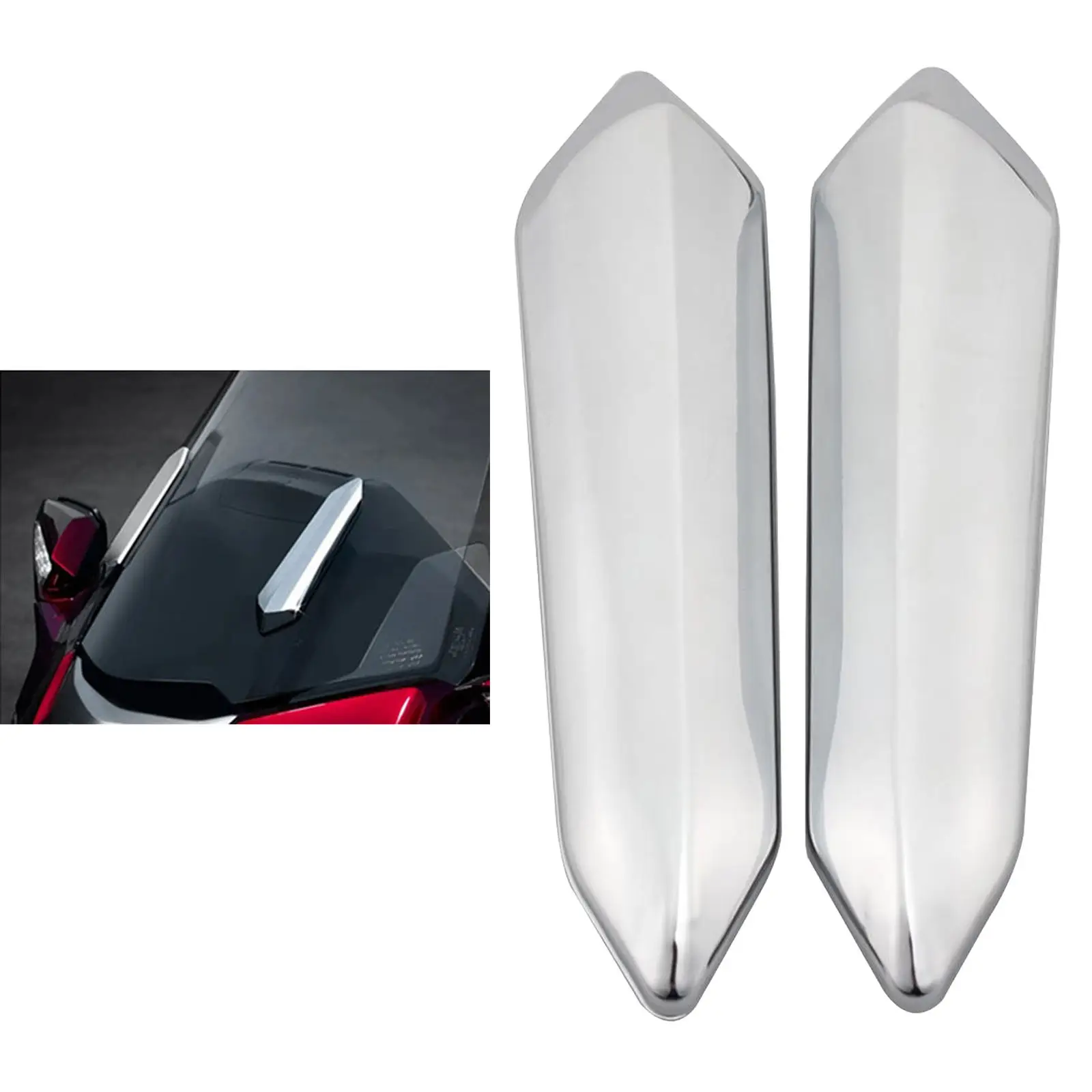 

2x95mm Motorcycle Windshield Acent Trim Replacements Motocycle Accessories