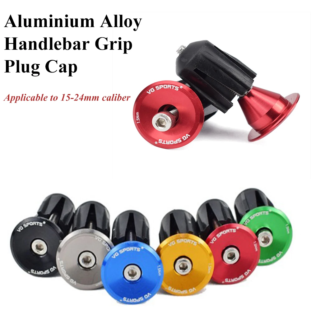 2 шт./1 пара велосипед ручка бар конец Кепки из алюминиевого - Цена: 118.56