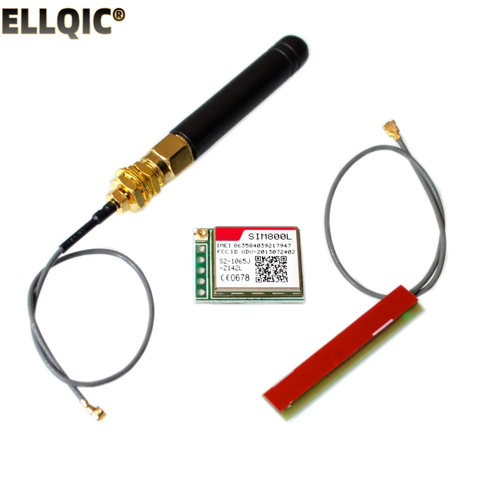 SIM800L беспроводной GSM GPRS модуль Quad Band W/антенный кабель Cap|Интегральные схемы| |