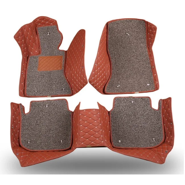 

Новый кожаный коврик для вождения с левой и правой рукой, Нескользящие автомобильные коврики из ПВХ