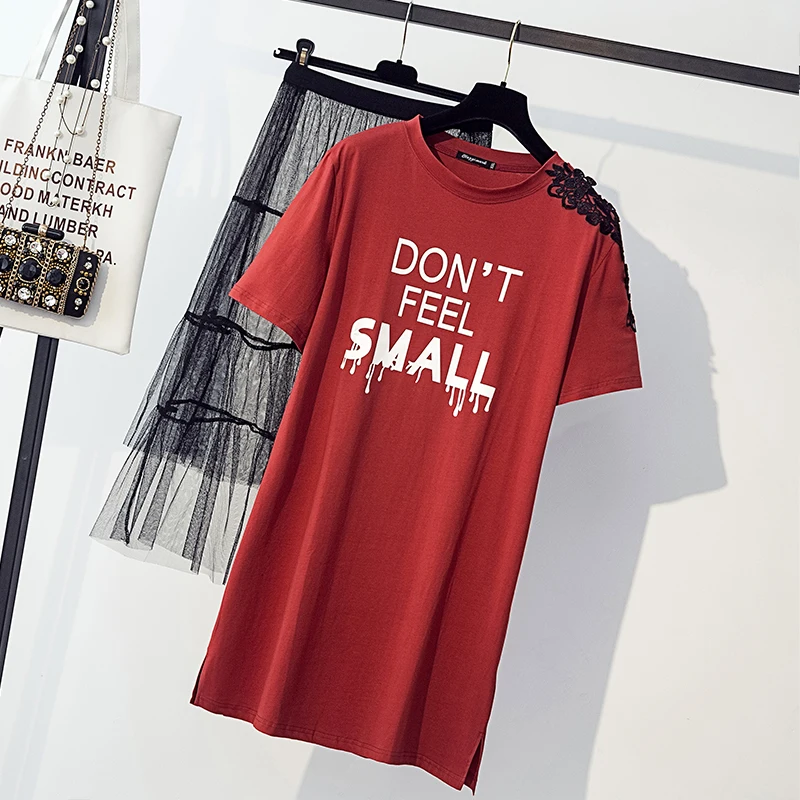 Два набора пряжи для футболки платье большого размера толстый мм свободный