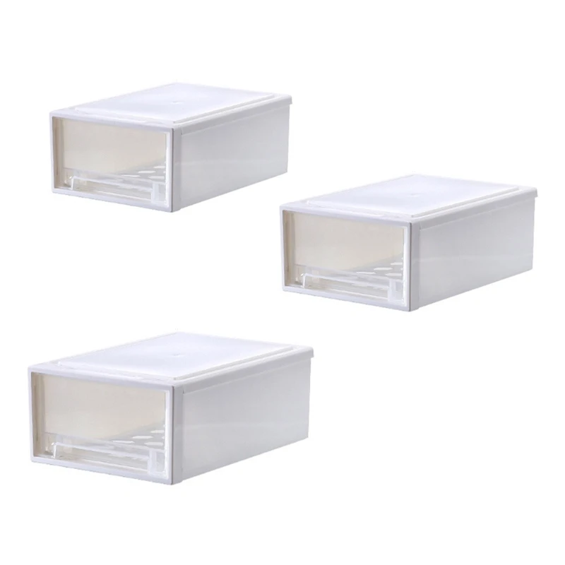 

Drawer Type Plastic Clothes Storage Box Transparent Organizer for Underwear Socks Bra Container P82C