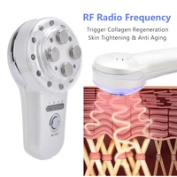 new mini led rf facial lifting massager photon ems radio frequency skin rejuvenation tightening wrinkle removal skin care beauty